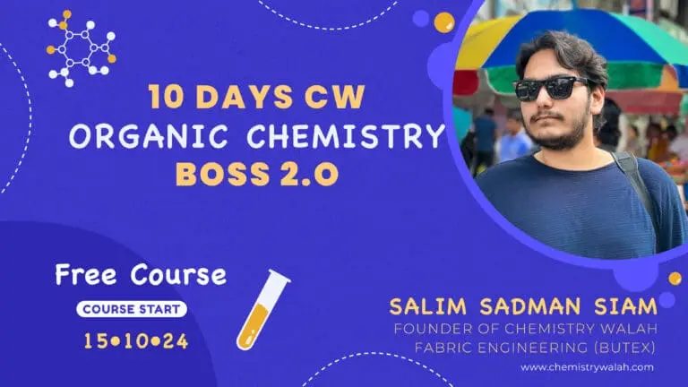 10 Days CW Organic Chemistry Boss